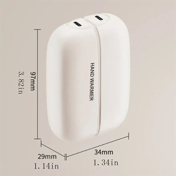 2 In 1 Magnetic USB Hand Warmer And Portable Power Bank