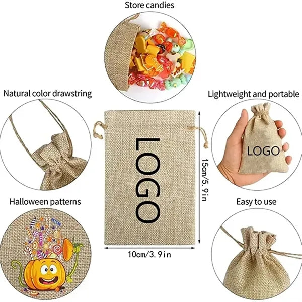Linen Drawstring Bag