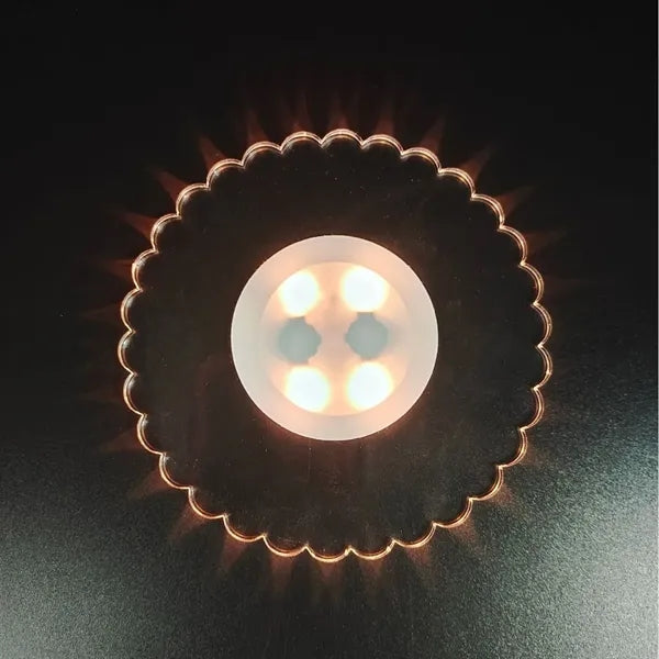 LED Glow Acrylic Coaster Waterproof Light-Up Drink Mat