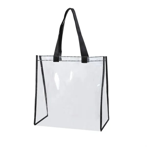 Clear Tote Bag PVC Plastic Tote Bag With Handles