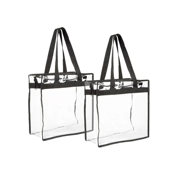 PVC Clear Tote Bag With Zipper
