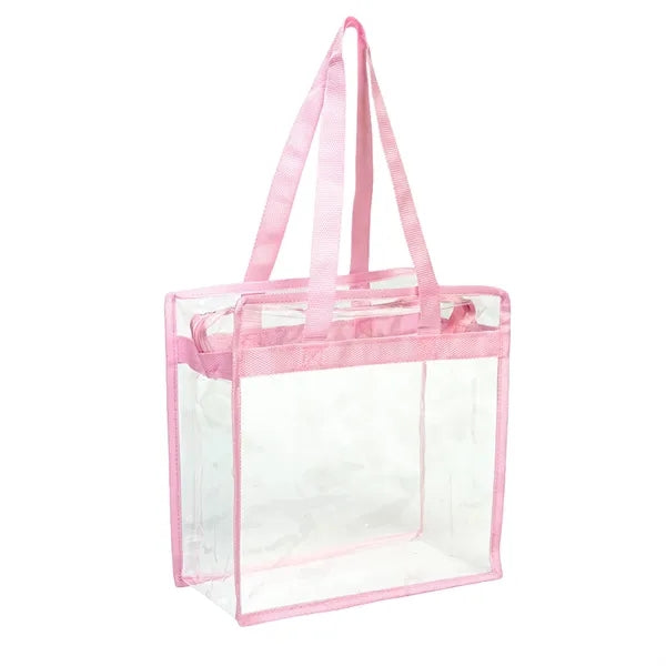 PVC Clear Tote Bag With Zipper