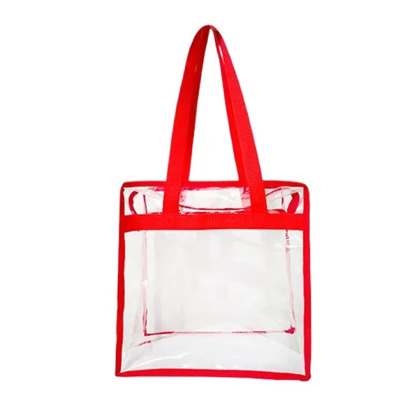 PVC Clear Tote Bag With Zipper