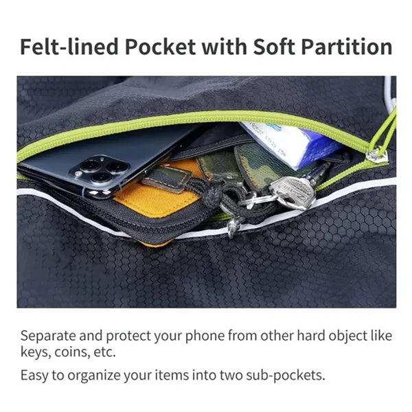 Pickleball Backpack Adjustable Sling Bag with Fence Hook