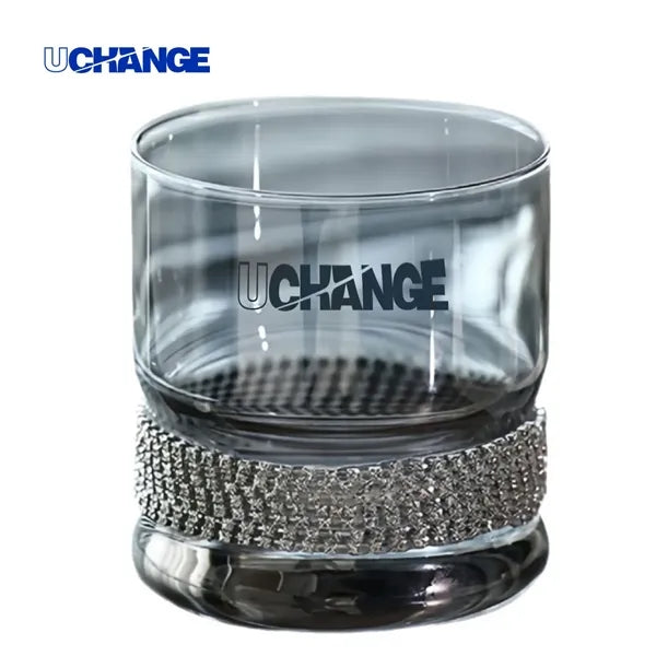 Textured Old Fashioned Whiskey Glass 10 oz