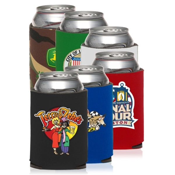 Full Color Collapsible Can Coolers