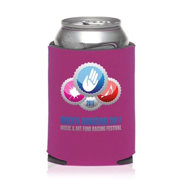 Full Color Collapsible Can Coolers