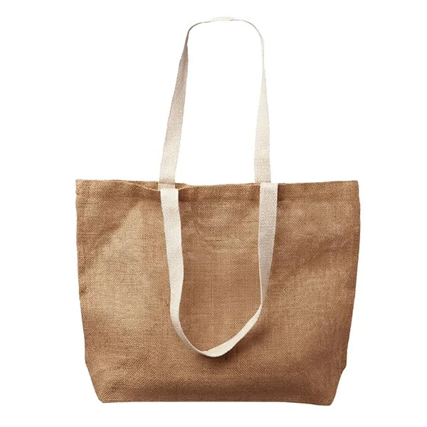 Large Natural Jute Tote Bag