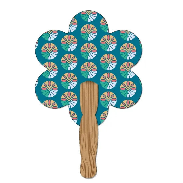 Hand Held Paper Fan - Flower