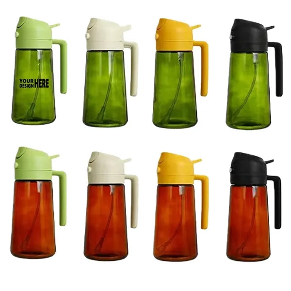 Dual-Function Oil Sprayer And Bottle