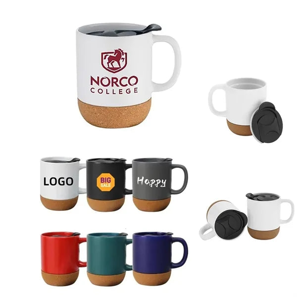 Classic 12oz Ceramic Mug with Cork Base