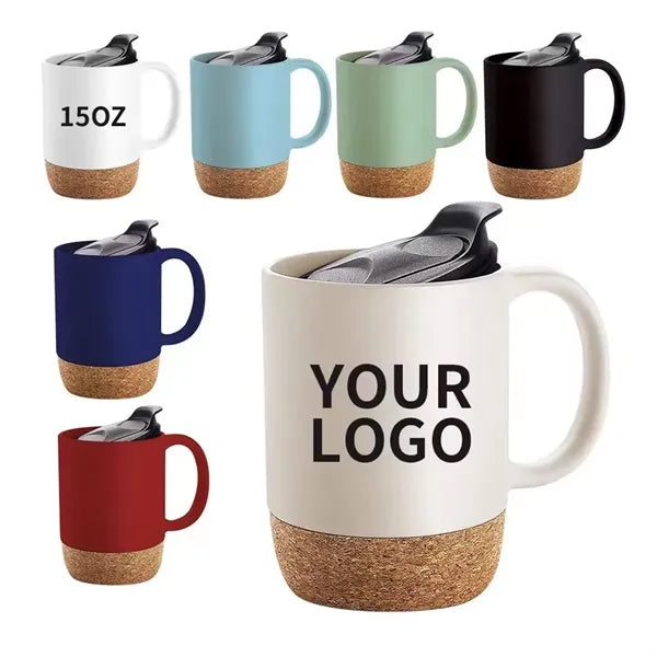 Classic 12oz Ceramic Mug with Cork Base