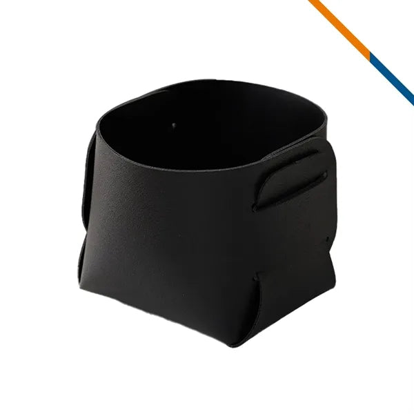 TidyLea PU Leather Foldable Desktop Storage Box