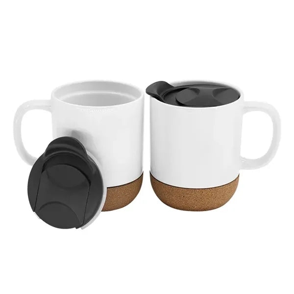 Classic 12oz Ceramic Mug with Cork Base