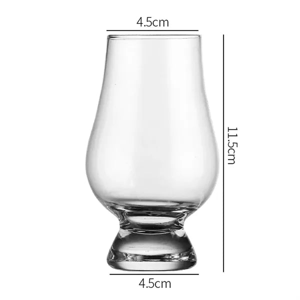 Clear Whiskey Glasses Present