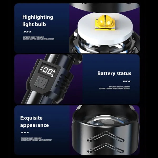 Zoomable LED Flashlight