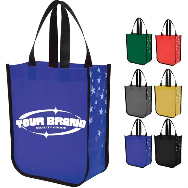Star Struck Laminated Non-Woven Tote Shopping Bag