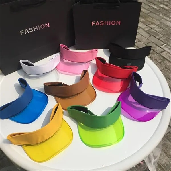 Transparent Plastic Top Sun Visor