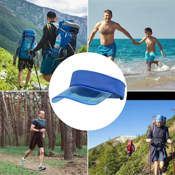 Transparent Plastic Top Sun Visor