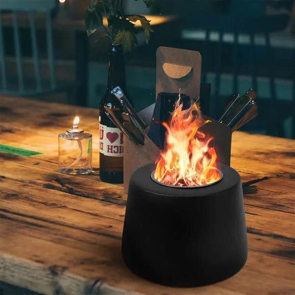 Portable Ceramics Tabletop Fire Pit