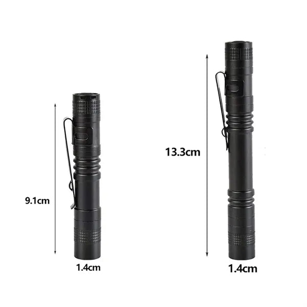 Led Pen Flashlights with Clip