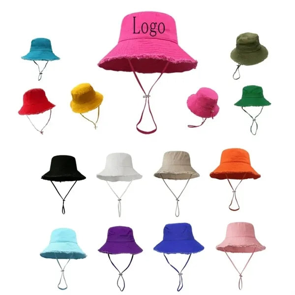 Frayed Edge Bucket Hat