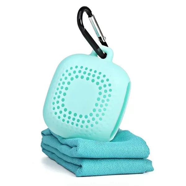 Quick Drying Towel With Silicone Case