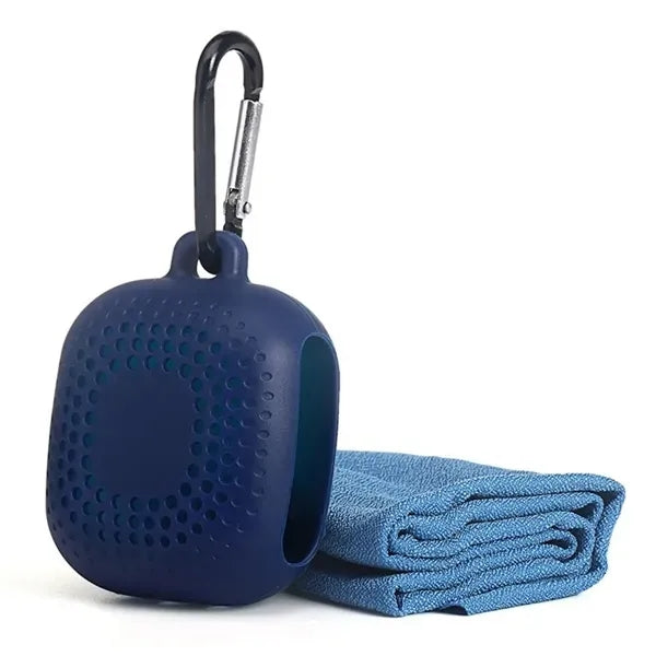 Quick Drying Towel With Silicone Case