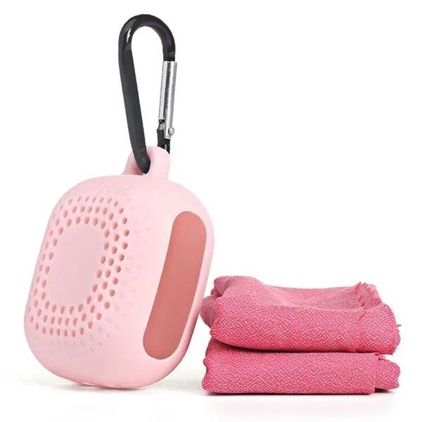 Quick Drying Towel With Silicone Case