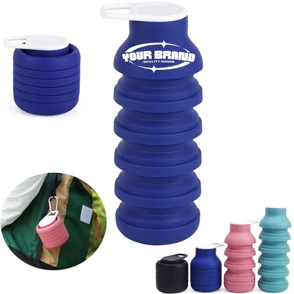 20oz Folding Silicone Sports Cycling Travel Drinking Cup