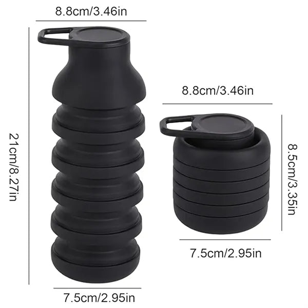 20oz Folding Silicone Sports Cycling Travel Drinking Cup