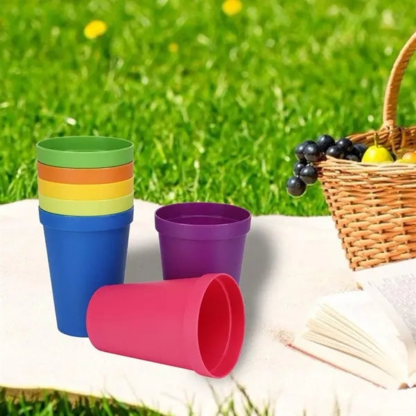 7pcs 6oz Rainbow Plastic Cups Set