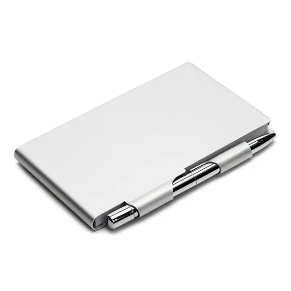 Aluminum Cover Journal W/Pen