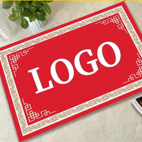 Logo Floor Mats - Absorbent Crystal Velvet