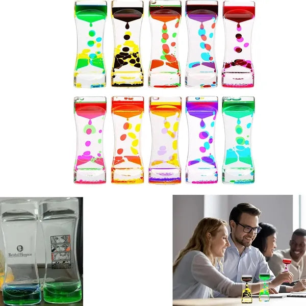 Liquid Motion Bubbler Timer Desktop Colorful Hourglass