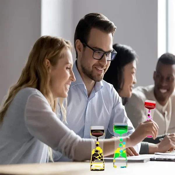 Liquid Motion Bubbler Timer Desktop Colorful Hourglass