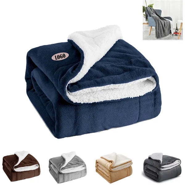 Eco-Friendly Soft Micro Mink Sherpa Blankets