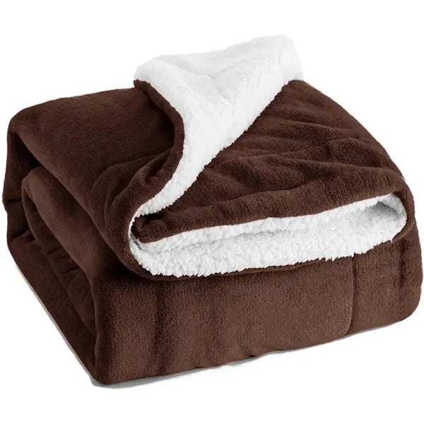 Eco-Friendly Soft Micro Mink Sherpa Blankets