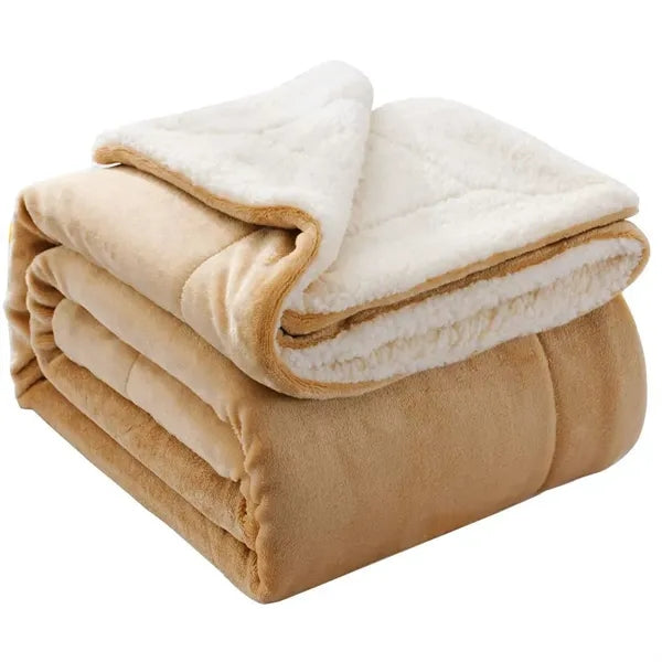 Eco-Friendly Soft Micro Mink Sherpa Blankets