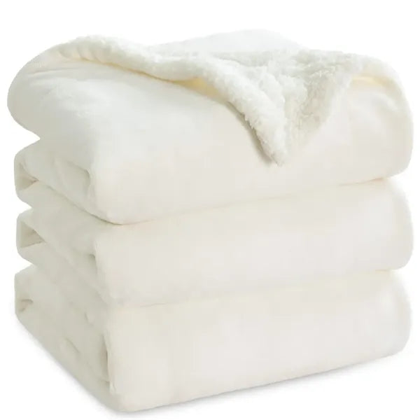 Eco-Friendly Soft Micro Mink Sherpa Blankets