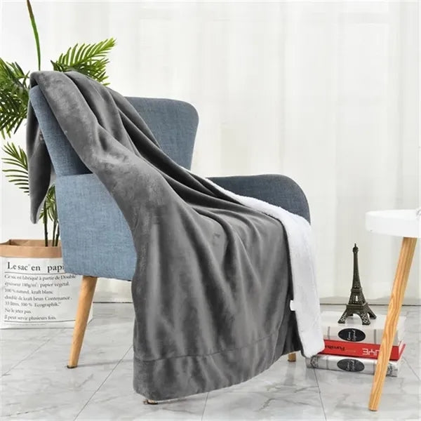 Eco-Friendly Soft Micro Mink Sherpa Blankets