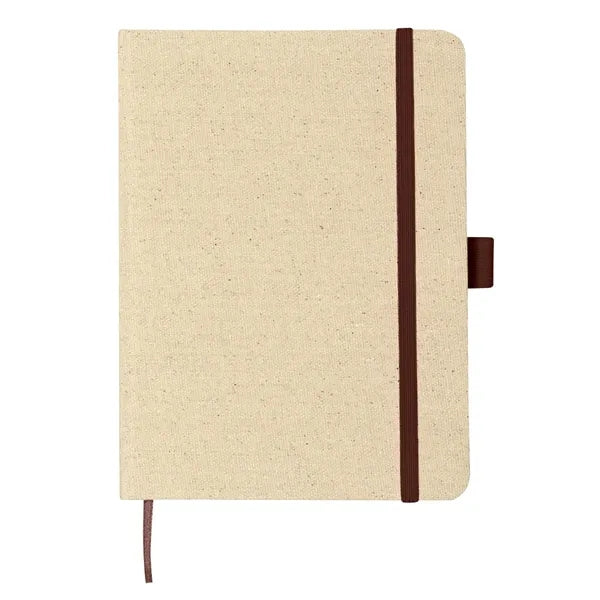 Linen Covered Journal Notebook, 80 Sheets