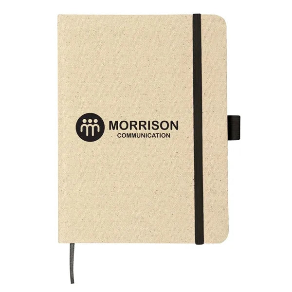Linen Covered Journal Notebook, 80 Sheets