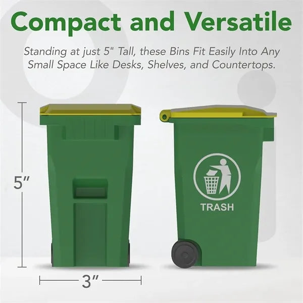 Mini Trash Can Pencil Holder Desktop Organizer