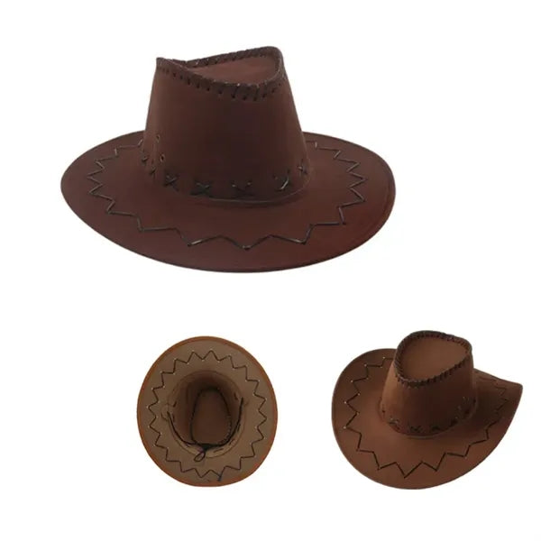 Classic Cowboy Sun Hat For Adults And Kids