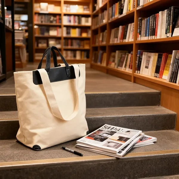 Ecofriendly Minimalist Tote Canvas Bag