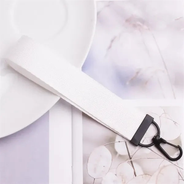 Nylon Wristlet Lanyard Keychain