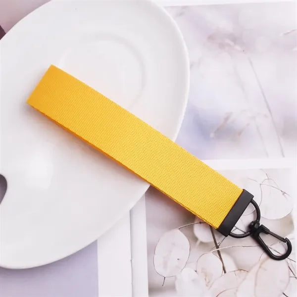 Nylon Wristlet Lanyard Keychain