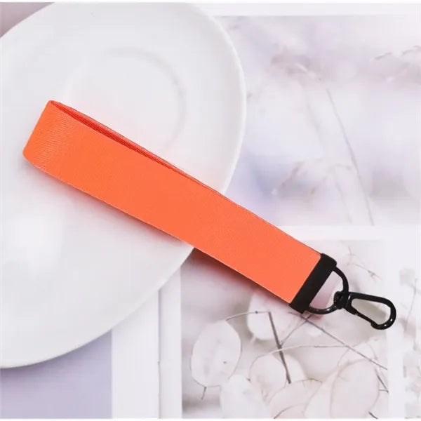 Nylon Wristlet Lanyard Keychain