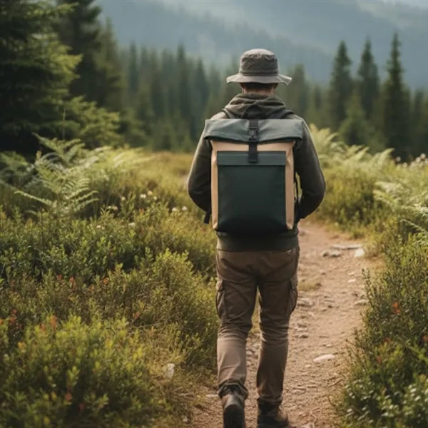 Roll Top Laptop Backpack